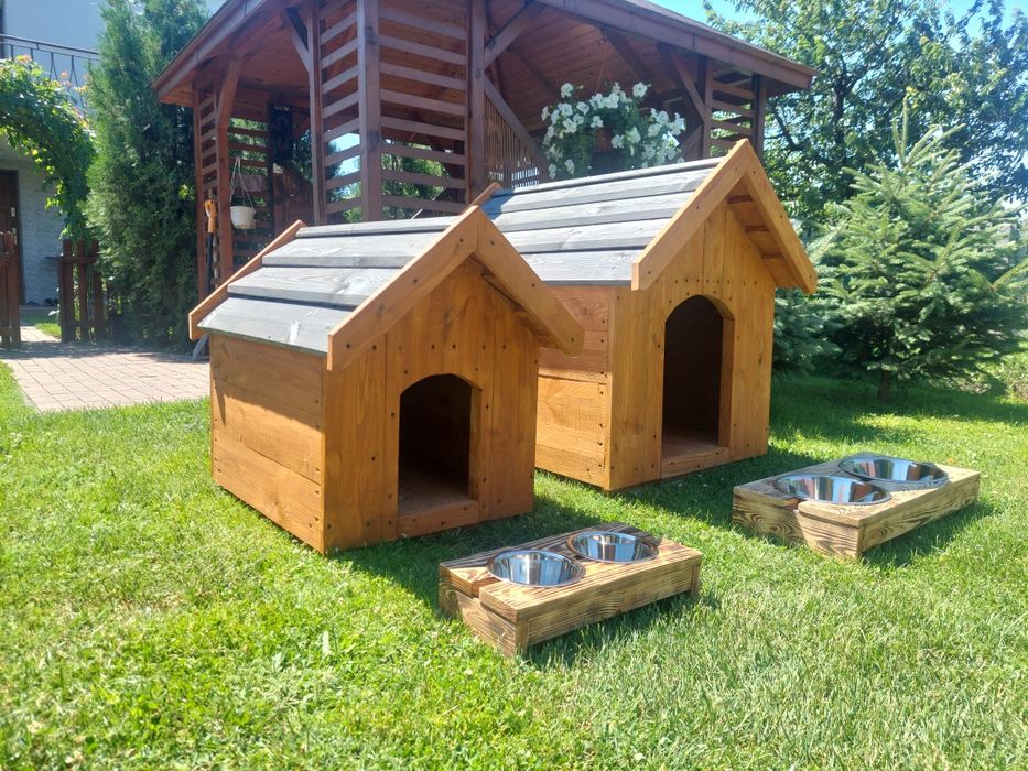 Buda dla psa z desek heblowanych budy solidne