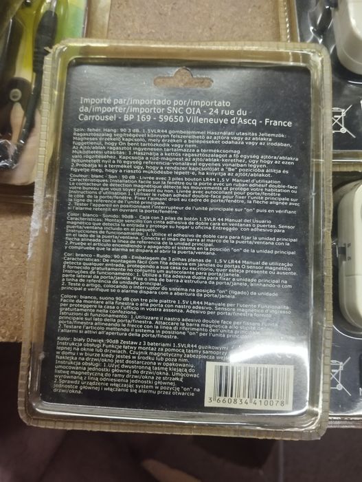 Alarme sensor para portas e janelas