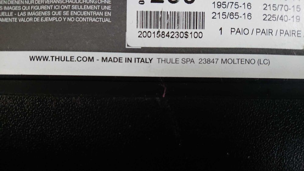 Nowe !! Łańcuchy na koła THULE XG-12  230 "Made In Italia"