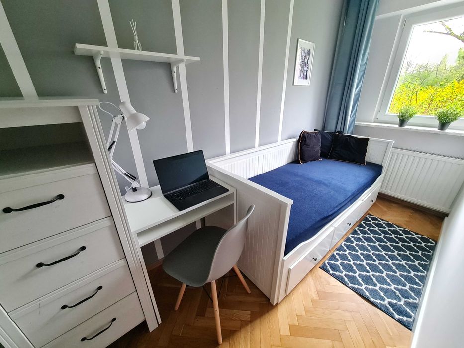 Pokój 1-osobowy 7 minut od Metro Słodowiec obok Parku Olszyna