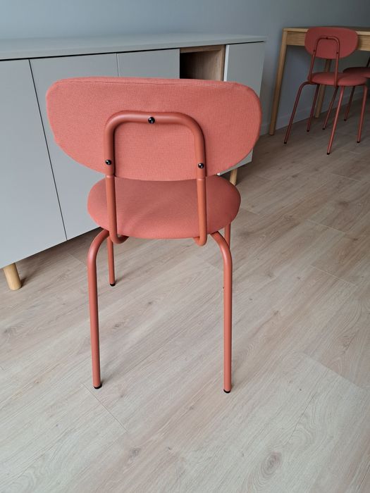 Krzesło Ikea czerwonobrązowe