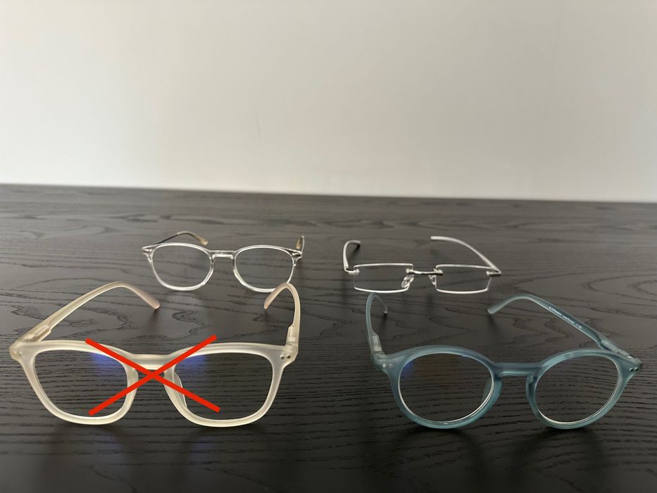 Conjunto de 3 Óculos Graduados +1.5