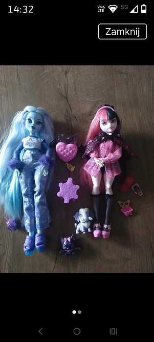 Lalki Monster High plus akcesoria