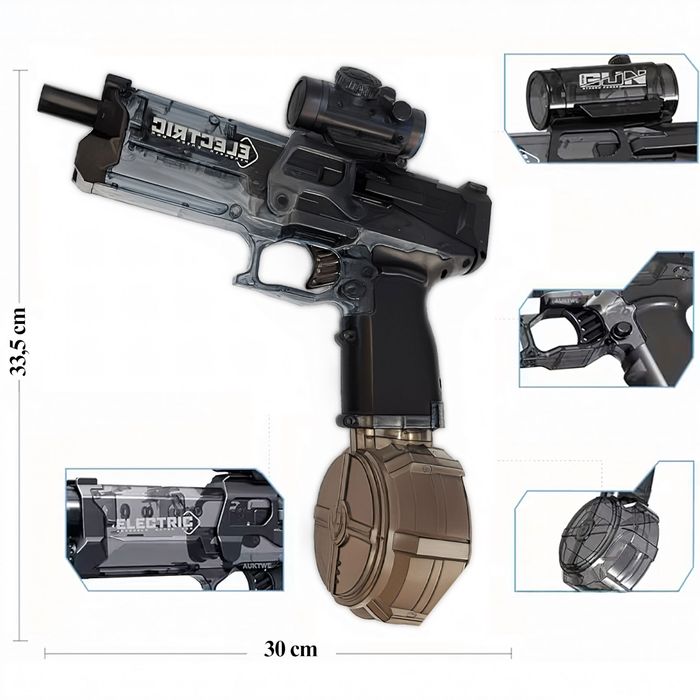 Pistolet Na Wodę Elektryczny Karabin Automatyczny Akumulator 10m