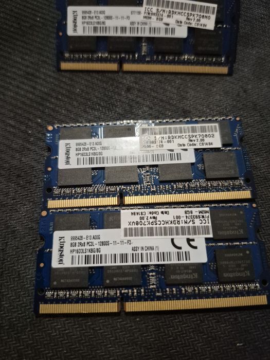 Ram DDR3L 16GB (2×8GB) Kingston (1)