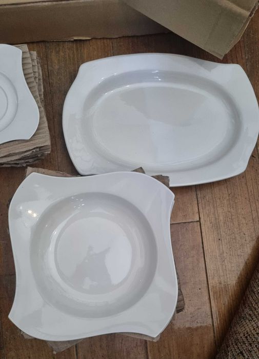 White Dinnerware Set NEW64585942375298122