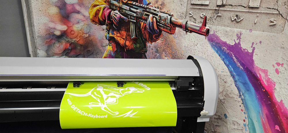 Ploter tnący MUTOH ULTIMA SC-1400D z systemem E-POS sprawny 100 %