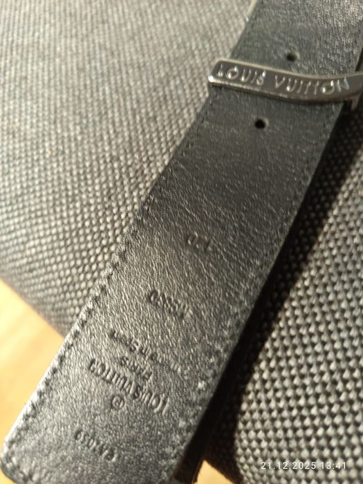 Louis Vuitton Perfect skórzane pasek męskie
