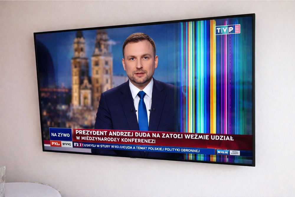 Samsung UE75MU6172 75” cali – uszkodzona matryca