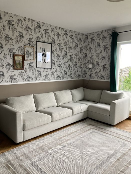VIMLE Sofa narożna Gunnared beżowy