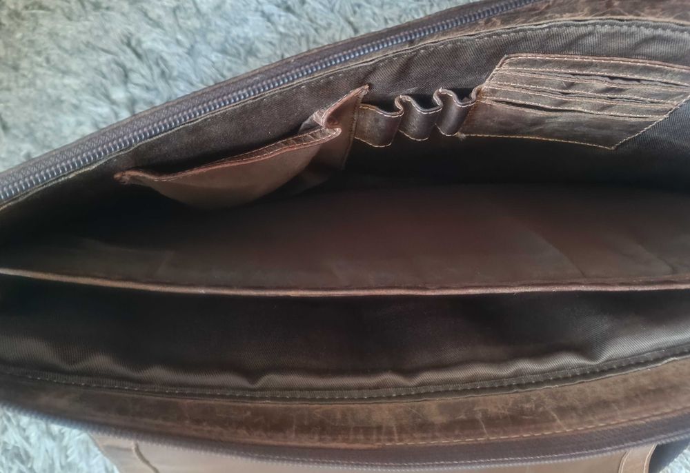 Torba męska skórzana Hunter Brązowa Betlewski