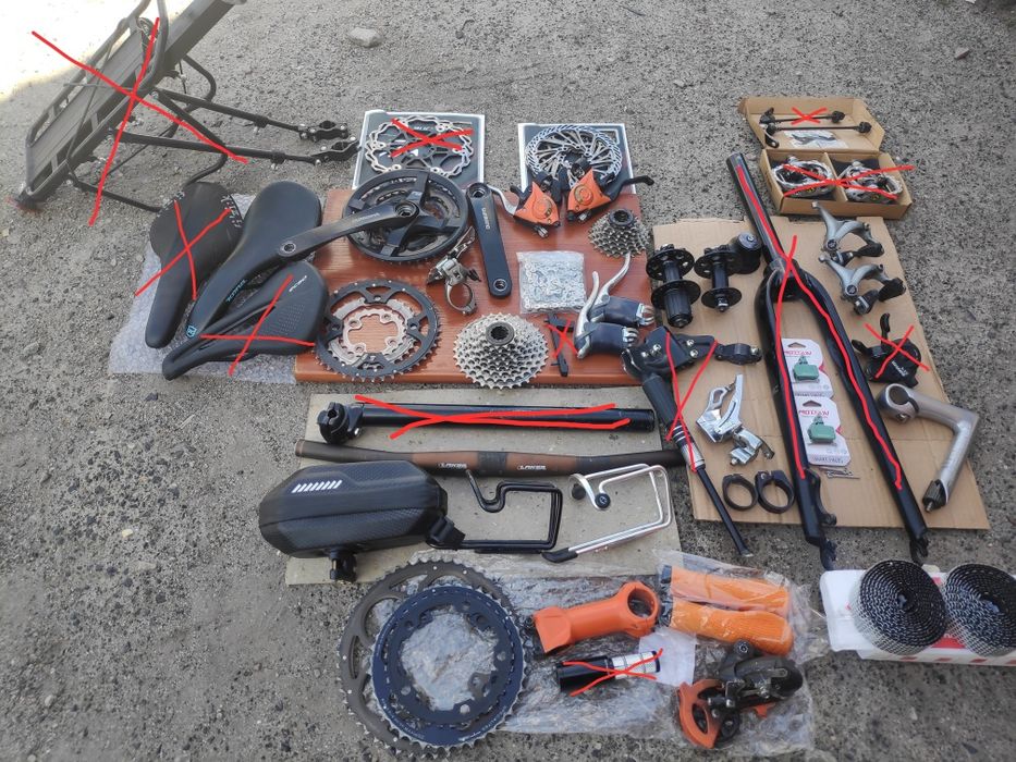 Продам велозапчасти