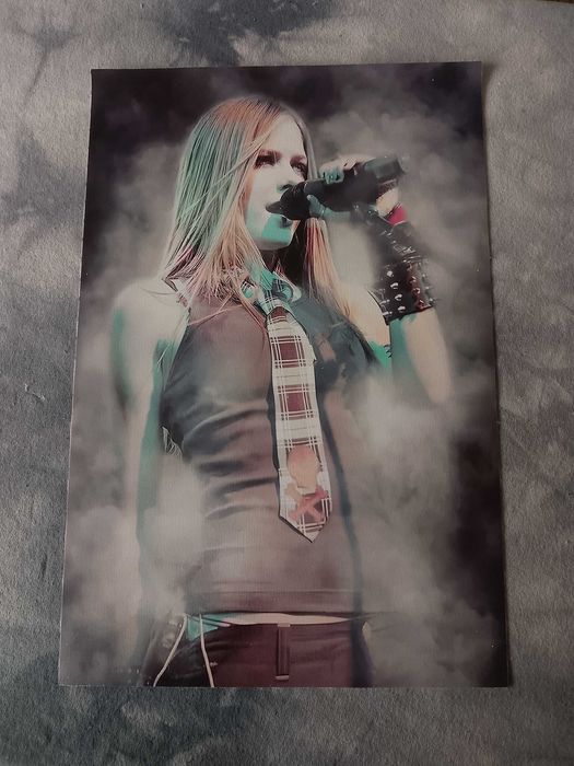 plakat na płótnie zespołu muzycznego Avril Lavigne