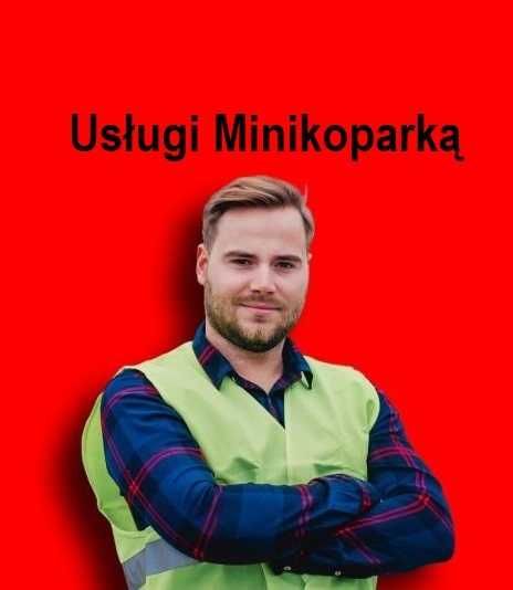 Usługi Minikoparka Wynajem minikoparki koparka Przyłącza Elektryk