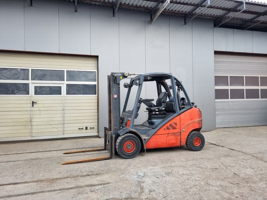 Wózek widłowy Linde H35T, Rok 2009, Triplex 4.60 m, 4 sekcje