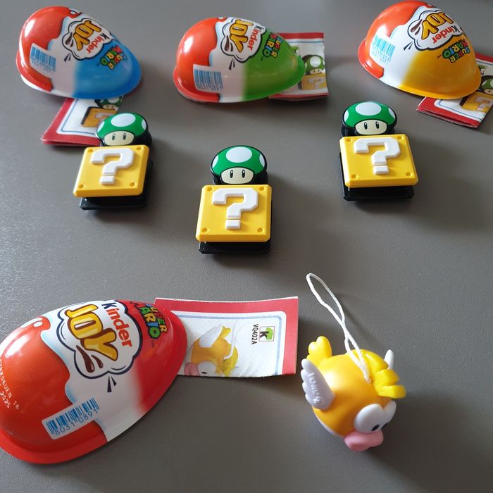 Kinder Joy Super Mario figurki