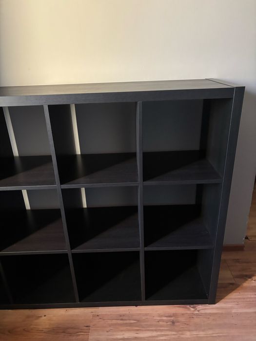IKEA KALLAX czarnobrązowy — duży regał / półka / komoda