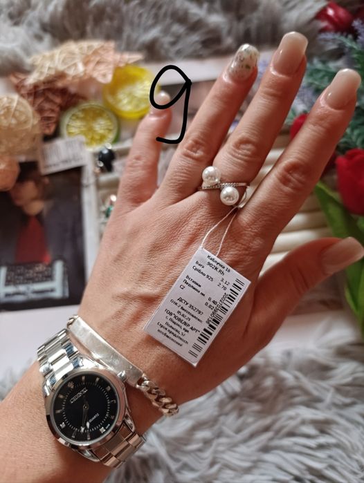 Срібні каблучки розмір 18