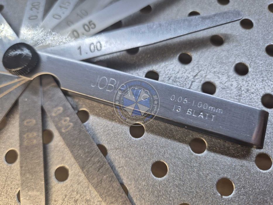 Szczelinomierz 13 listkowy stal nierdzewna 0.05-1.0mm