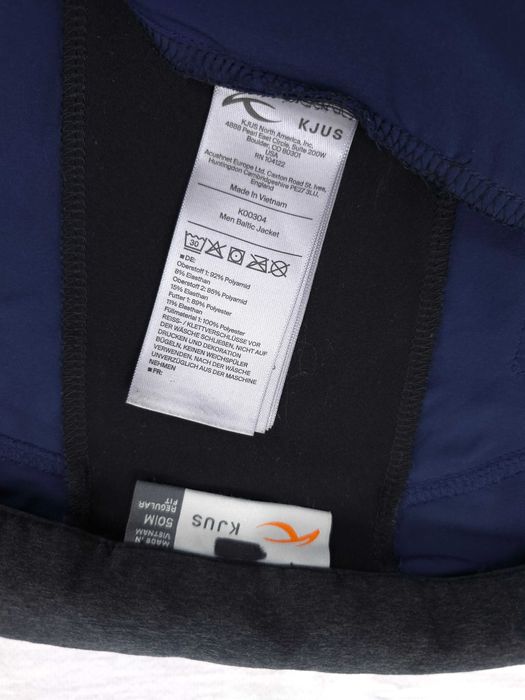 KJUS Baltic Jacket Męska Kurtka Softshell Rozpinana M / 50