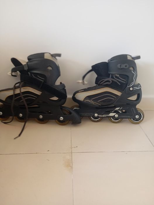 Patins em linha usados