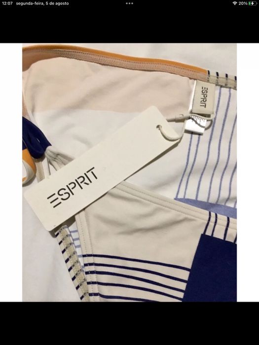 Cueca de bikini Esprit (uma peça) Tam. M