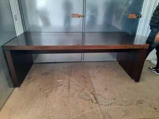 Secretária Altamira em madeira Wengué