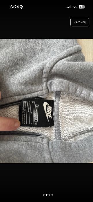 Bluza szara Nike