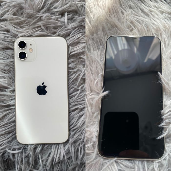 Білий Iphone 11 на 128 GB (б/у, без коробки)