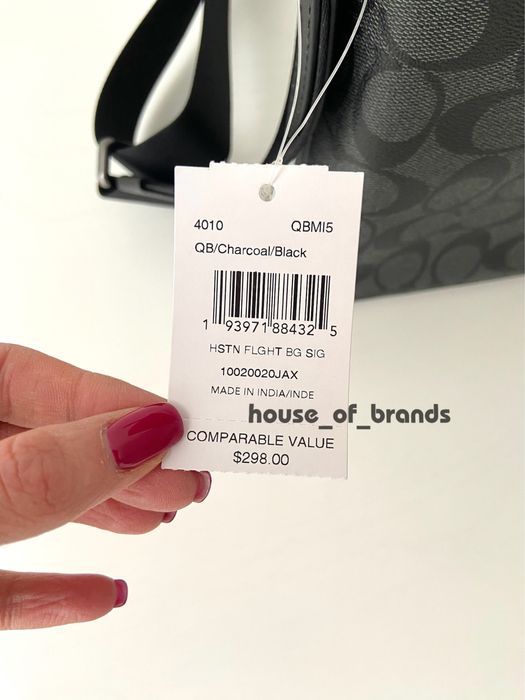 COACH Houston Flight Чоловіча шкіряна сумка мужская сумочка подарок