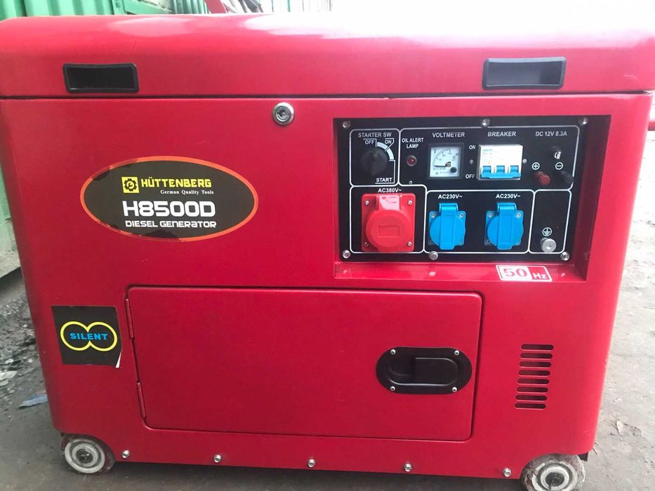 Дизельний генератор Hüttenberg H8500D