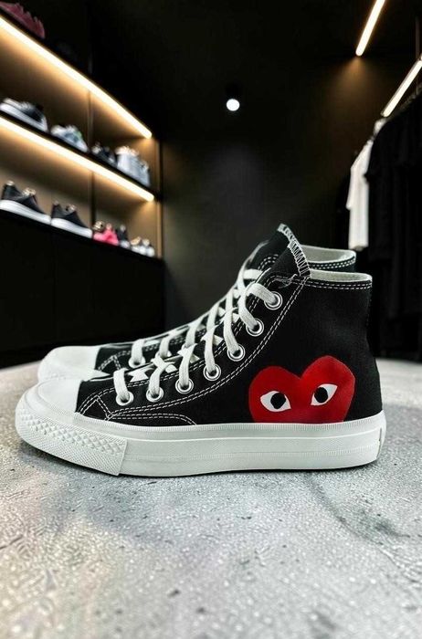 Кеди чоловічі Converse Chuck Taylor Garcons PLAY мужские кеды конверс гарсон