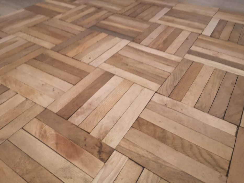 Mozaika różne drzewa parkiet 30m2