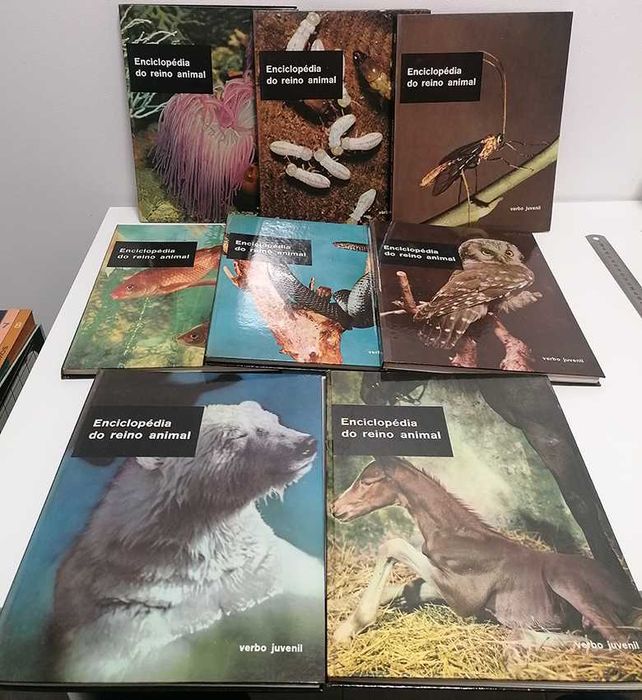 Enciclopédia do Reino Animal (8 volumes + caixa). 1967