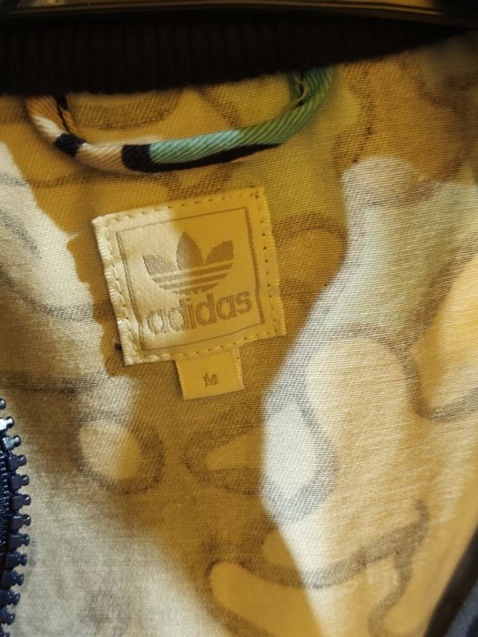 Bluza adidas taktyczna w niebieskie łatki.Rozmiar M.