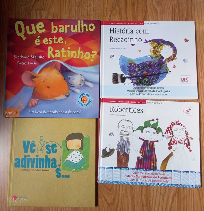 Livros Infantis - Docinho de Morango, Ruca. Mia Couto, José Saramago..