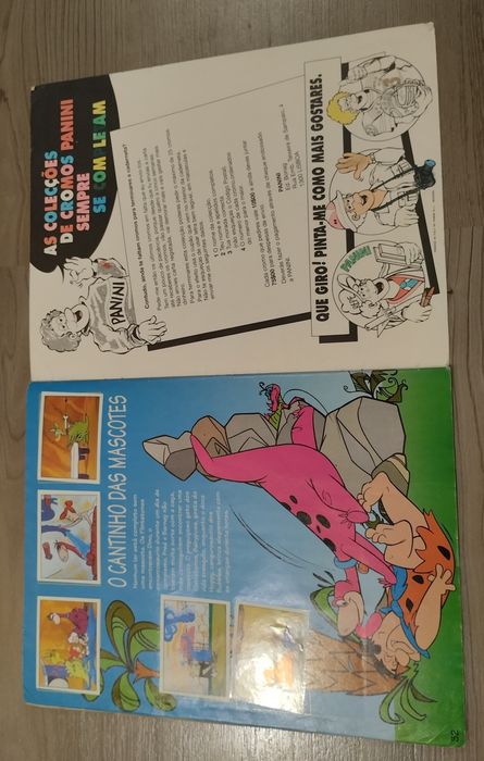 Caderneta Flintstones Panini