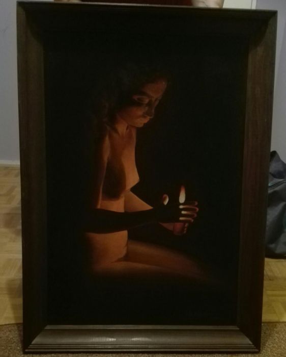 Obraz kobiety z 1979 roku.