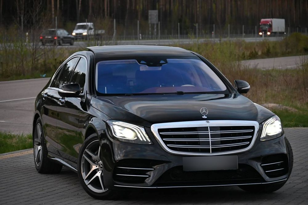 Mercedes-Benz Klasa S Salon Pl Bezwypadek Wnętrze Maybach Designo Pierwszy Właściciel