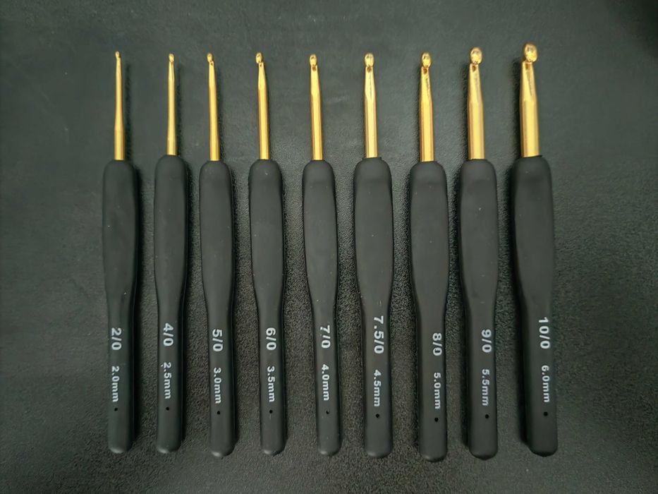 Conjunto de 9 agulhas de crochet