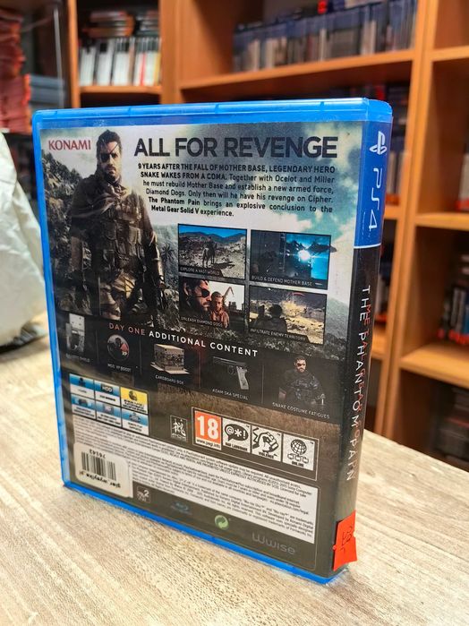 Metal Gear Solid V Phantom Pain PlayStation 4 PS4 promo SklepRetroWWA