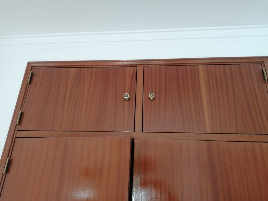 Portas interior cor mogno