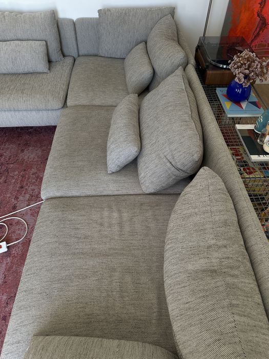 Capas Ikea Soderhamn Viarp Bege/Castanho