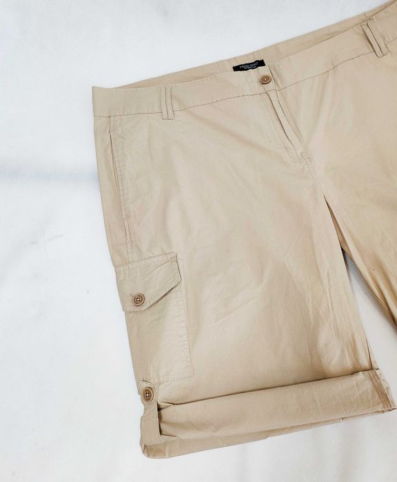 Spodenki damskie 7XL 54 bojówki rybaczki materiałowe ELLOS SKD0013B