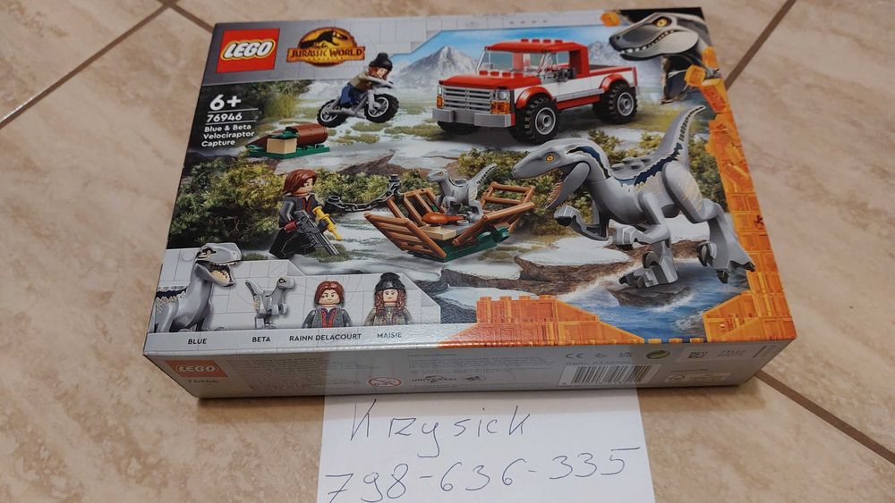 LEGO 76946 - Jurassic World Schwytanie welociraptor