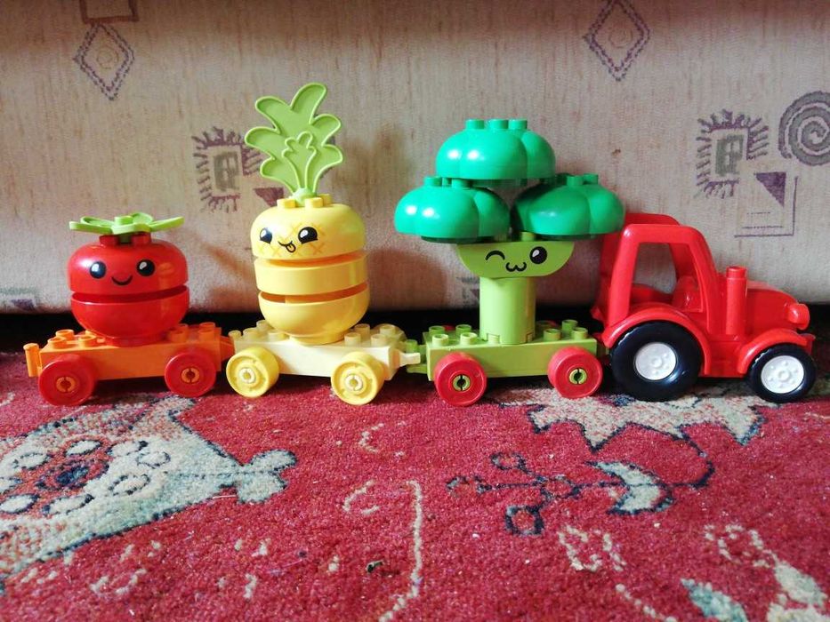 Zestaw Lego Duplo Fruit vegetable tractor Traktor owoce warzywa klocki