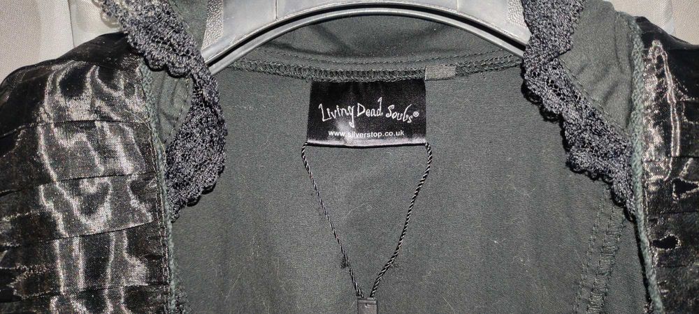 Sukienka czarna M gothic