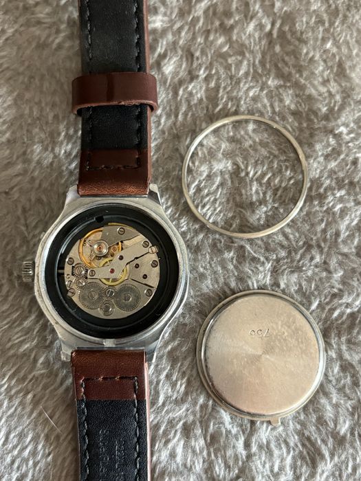 Slava Day-Date 26 Kamieni Biała Tarcza USSR Vintage