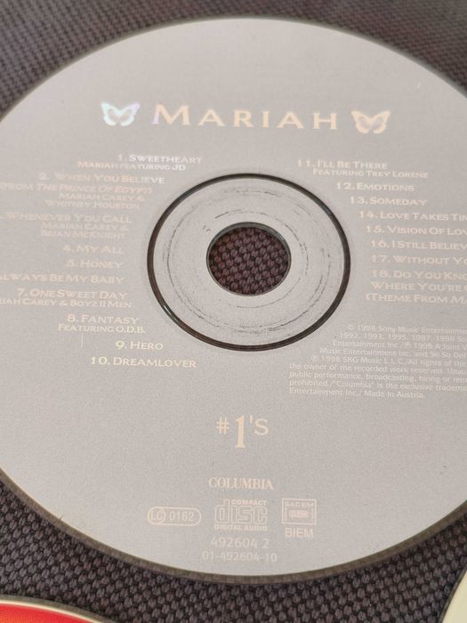 Mariah Carey 3 CD rainbow, butterfly, #1s