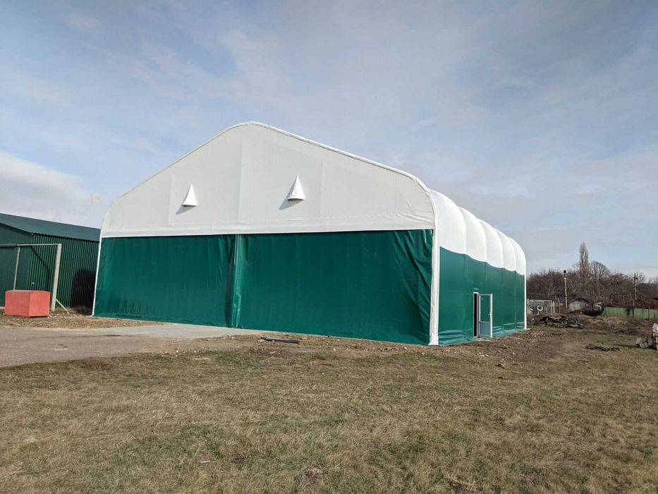 Каркасно-тентовий ангар, збірно-розбірний, 18х20м.